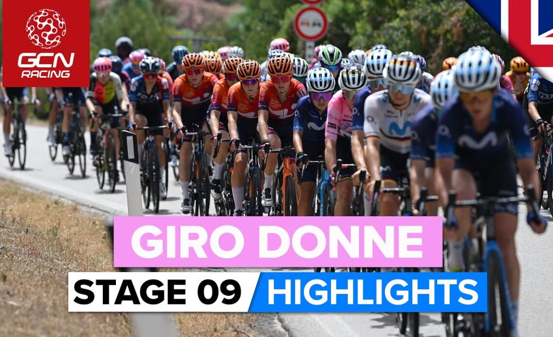 Could The Sprinters Get Over The Climbs? | Giro Donne 2023 Highlights - Stage 9