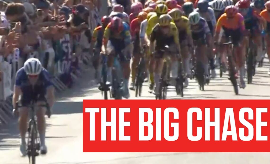 Does The Peloton Catch The Breakaway Rider In Stage 3 Of Tour de France Femmes 2023?