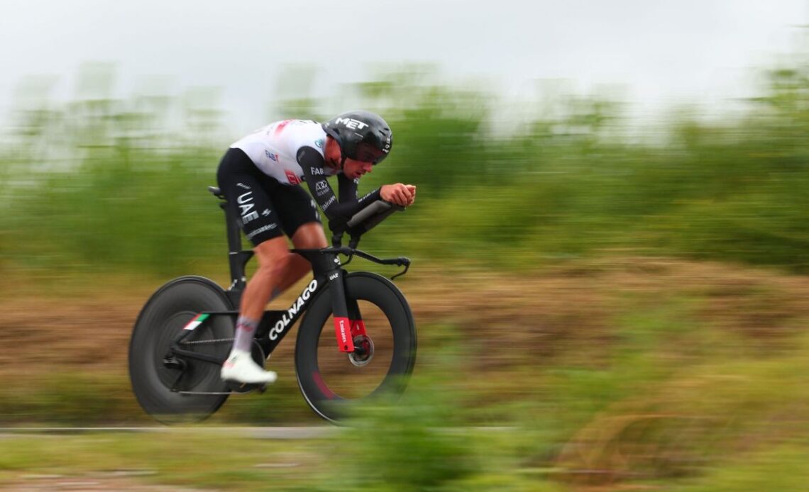 Dygert and McNulty win American National Time Trial Championships in the rain