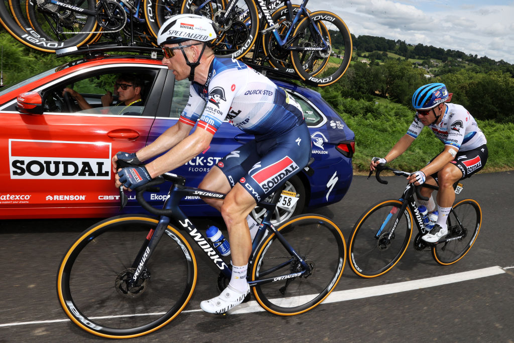 Fabio Jakobsen fights the pain to stay in Tour de France after sprint crash