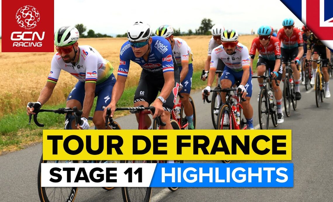 Fear Of Crosswinds Keep Sprint Teams Alert! | Tour De France 2023 Highlights - Stage 11