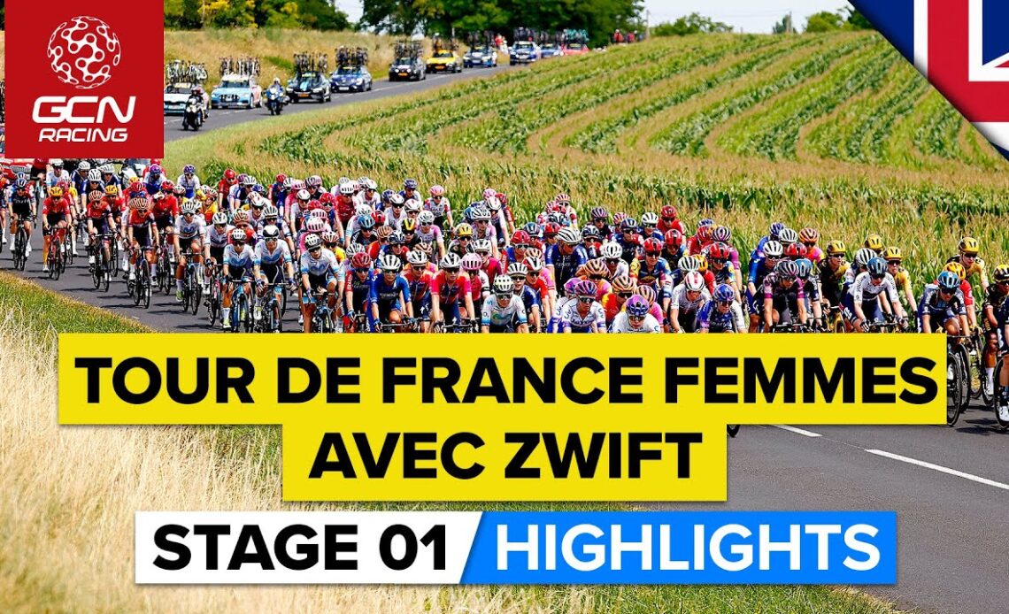 Final Climb Challenge For Sprinters! | Tour De France Femmes Avec Zwift 2023 Highlights - Stage 1