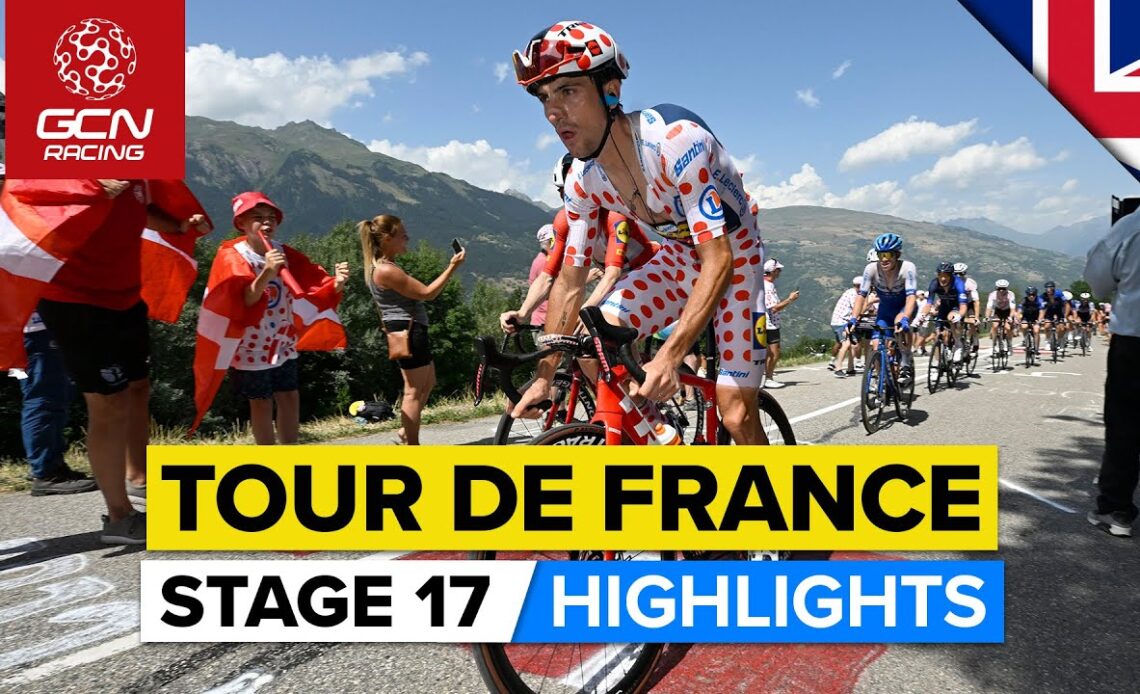 GC Battle Explodes In High Mountains Of The Queen Stage! | Tour De France 2023 Highlights - Stage 17
