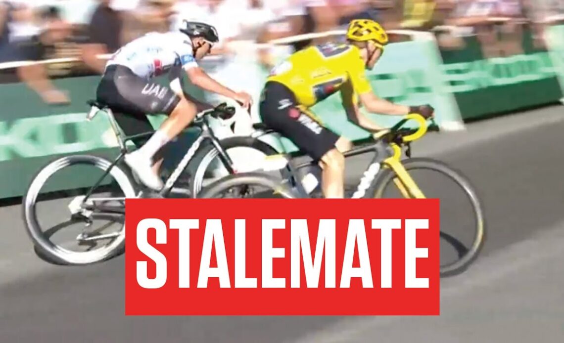 Jonas Vingegaard & Tadej Pogacar In Stalemate To Finish Stage 15 In The Tour de France 2023