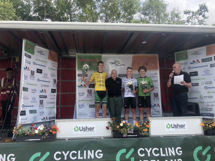 Junior Tour of Ireland jersey leaders