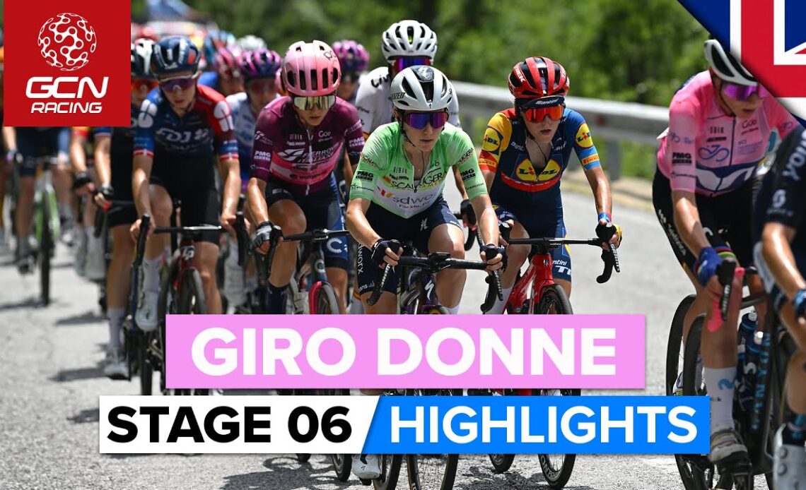 Lone Winner Emerges Once More! | Giro Donne 2023 Highlights - Stage 6