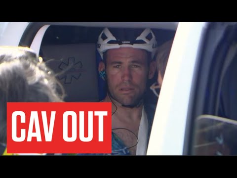Mark Cavendish CRASH Crushes Record Dreams In Stage 8 At Tour de France 2023