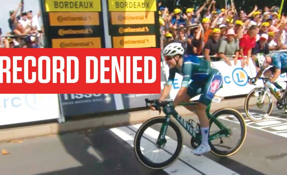 Mark Cavendish DENIED RECORD By Jasper Philipsen In Stage 7 At Tour de France 2023