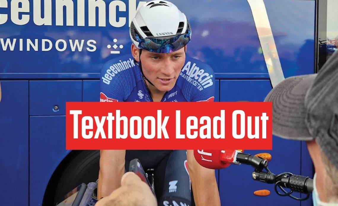 Mathieu van der Poel Delivers Text Book Lead Out For Tour de France Win