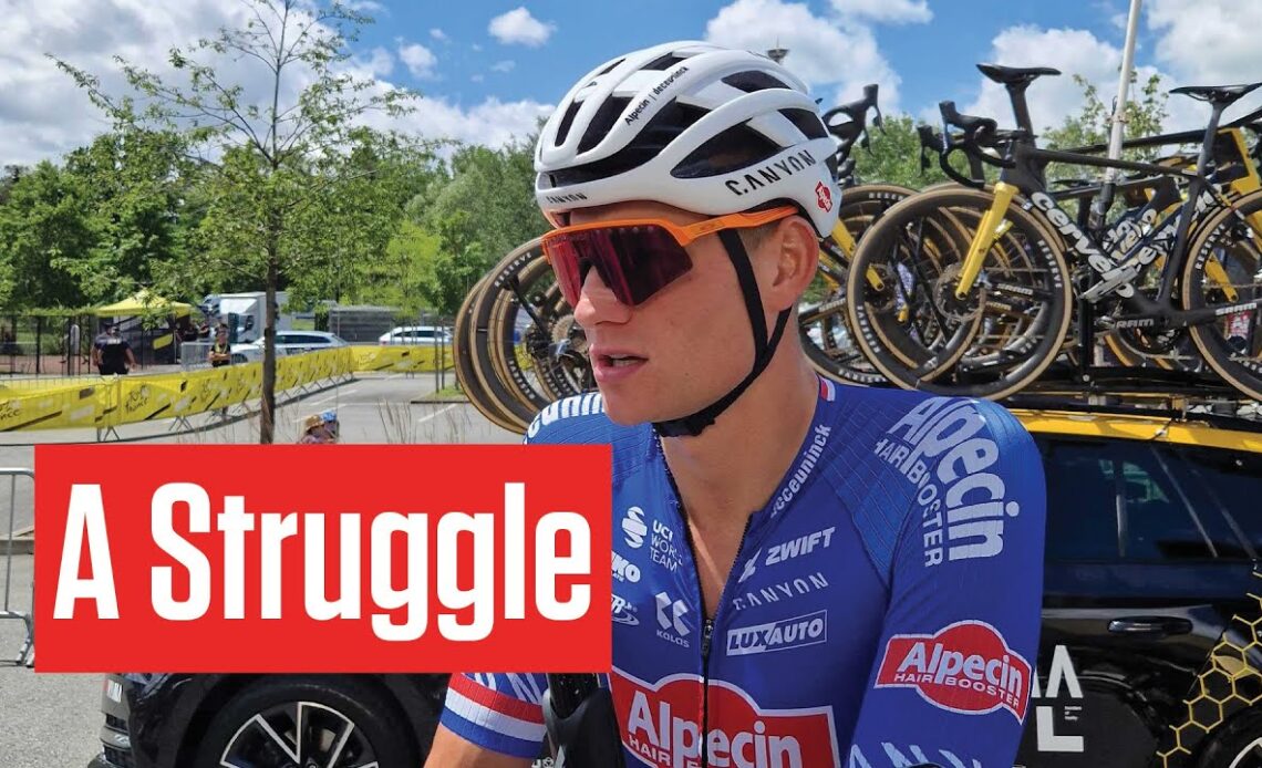 Mathieu van der Poel's Tour de France 2023 Becoming A Struggle