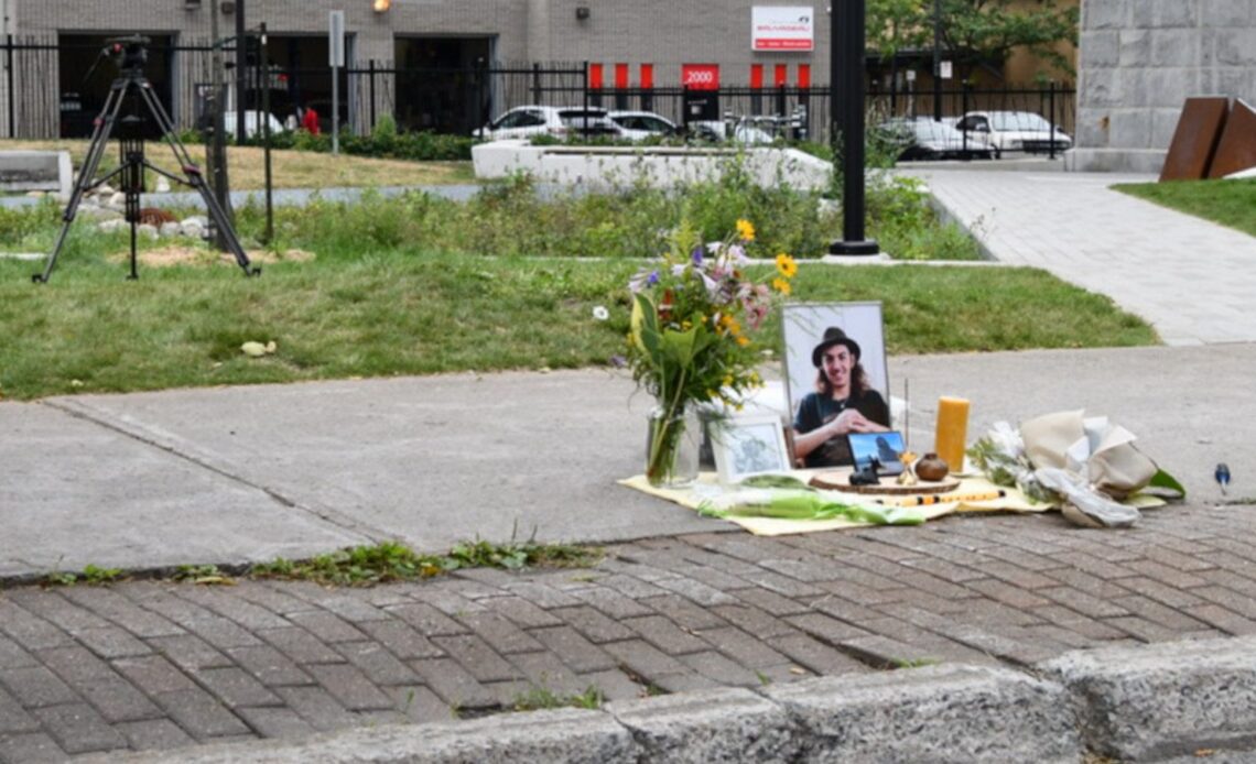 Montreal cyclists create 'ghost skateboard' for man killed in hit-and-run