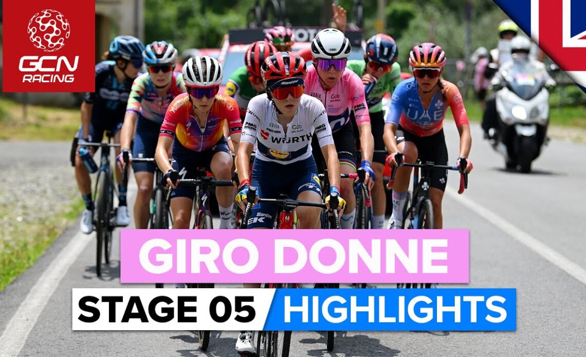 Non-Stop Attacks Light Up The Race | Giro Donne 2023 Highlights - Stage 5
