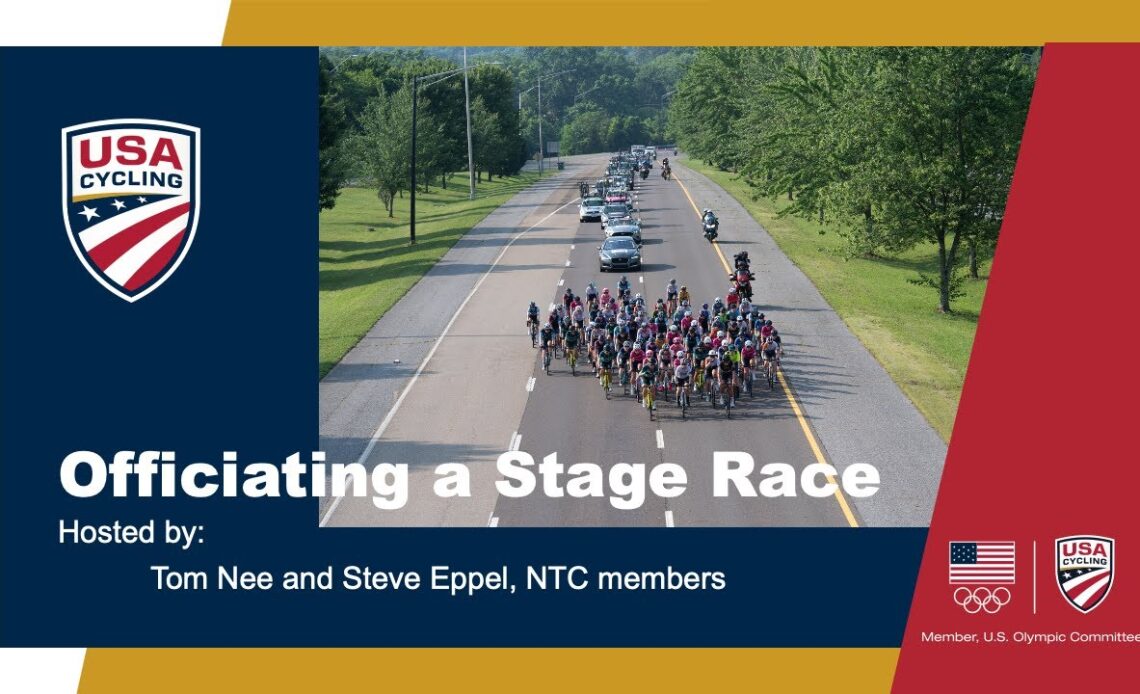 Officials Webinar: Officiating a Stage Race