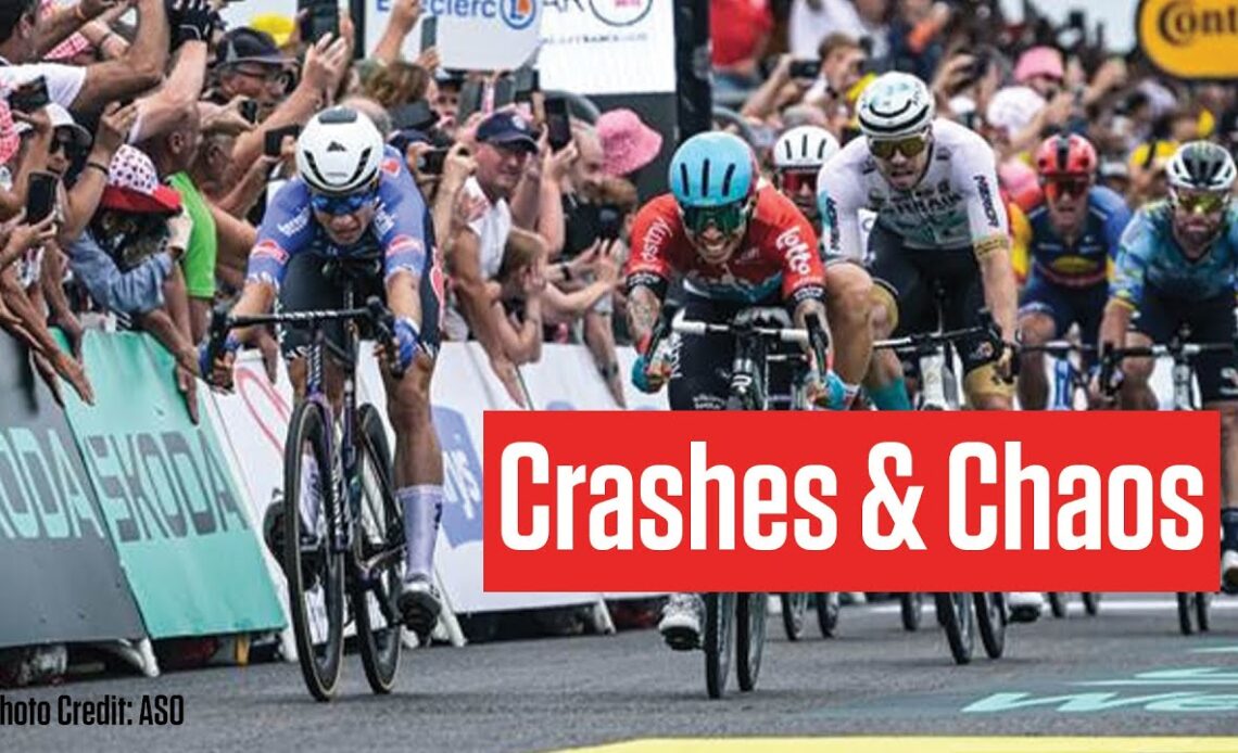 On-Site: Chaos And Crashes Mar Tour de France Stage 4