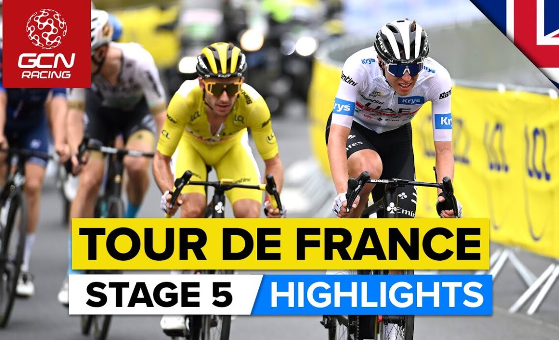 Surprise attacks as the Peloton enters the Pyrenees | Tour De France 2023 Highlights - Stage 5