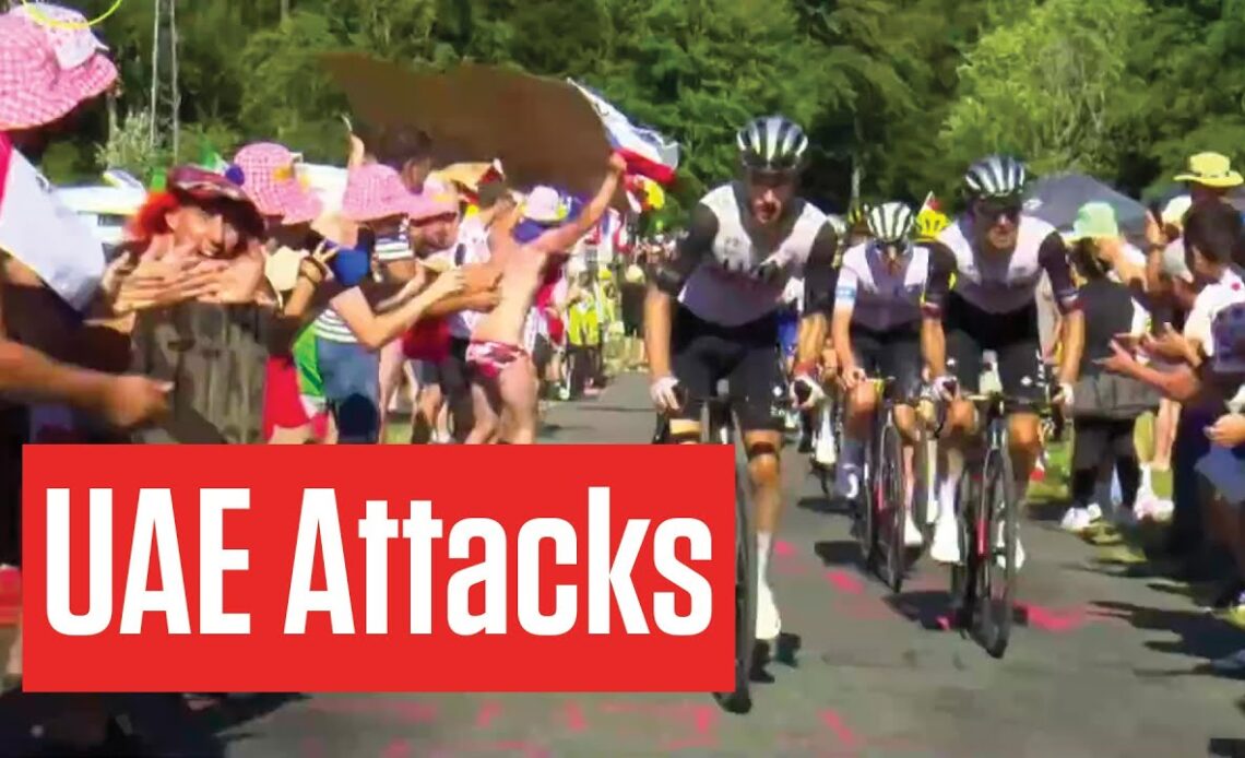 Tadej Pogacar & Jonas Vingegaard ATTACH On To Yates Attack In Stage 13 Of The Tour de France