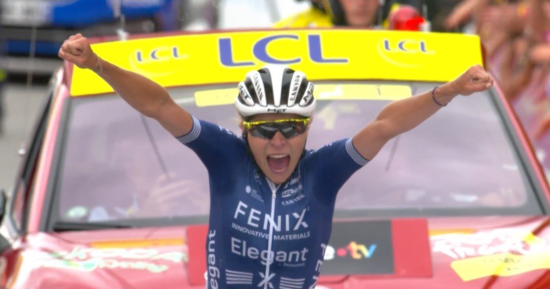 Tour de France Femmes breakaway has its day as Yara Kastelijn wins solo