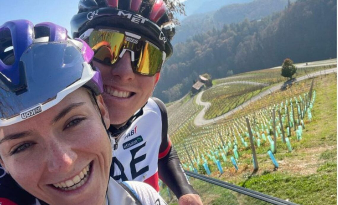 Urška Žigart had to talk Tadej Pogačar into staying in the Tour de France