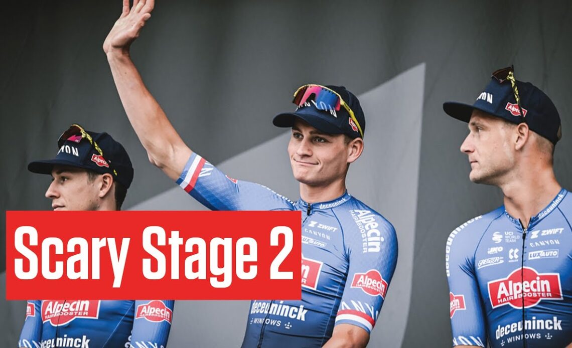 Van der Poel Sees A Difficult Stage 2 In Tour de France