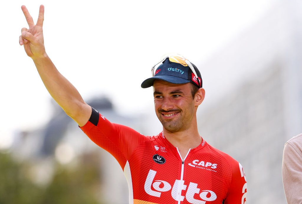 Victor Campenaerts celebrates 'very special' Tour de France super-combativity prize