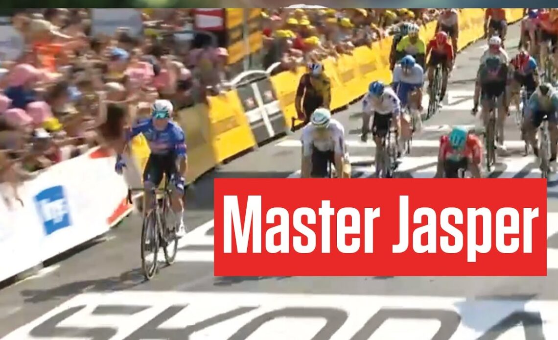Watch Van Der Poel Lead Jasper Philipsen To Stage 3 Win In Tour de France