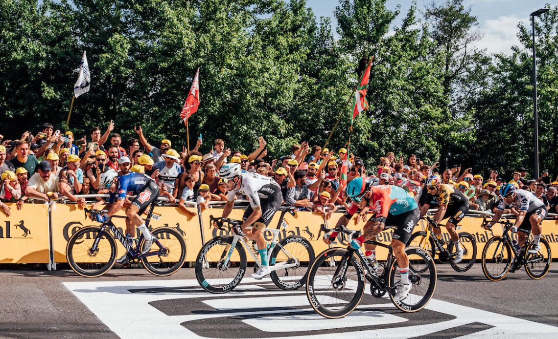 ‘Not the worst start but not the best’ as Caleb Ewan third in Tour de France sprint