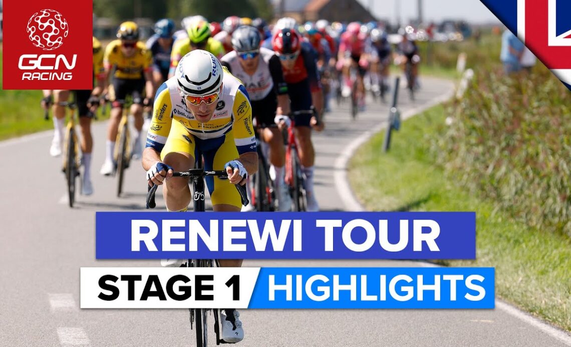 A day for the sprinters in the Low Countries | Renewi Tour 2023 Highlights - Stage 1