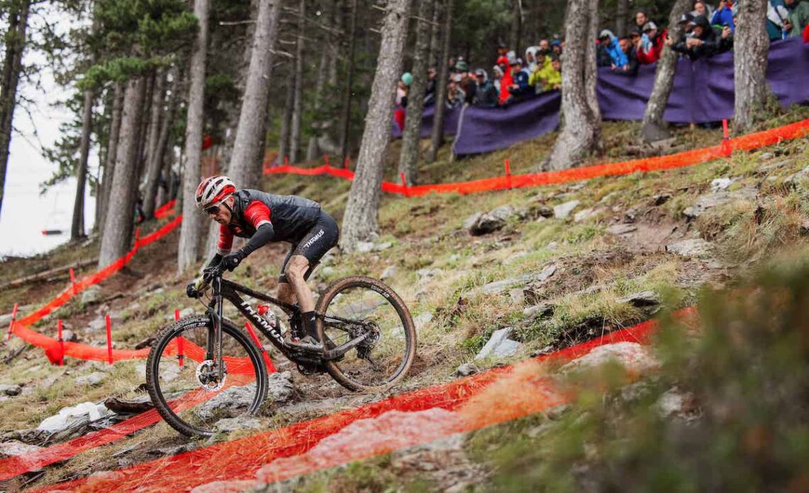 Andorra MTB World Cup: Flückiger solos to first XCO win of the year ahead of Griot and Pidcock