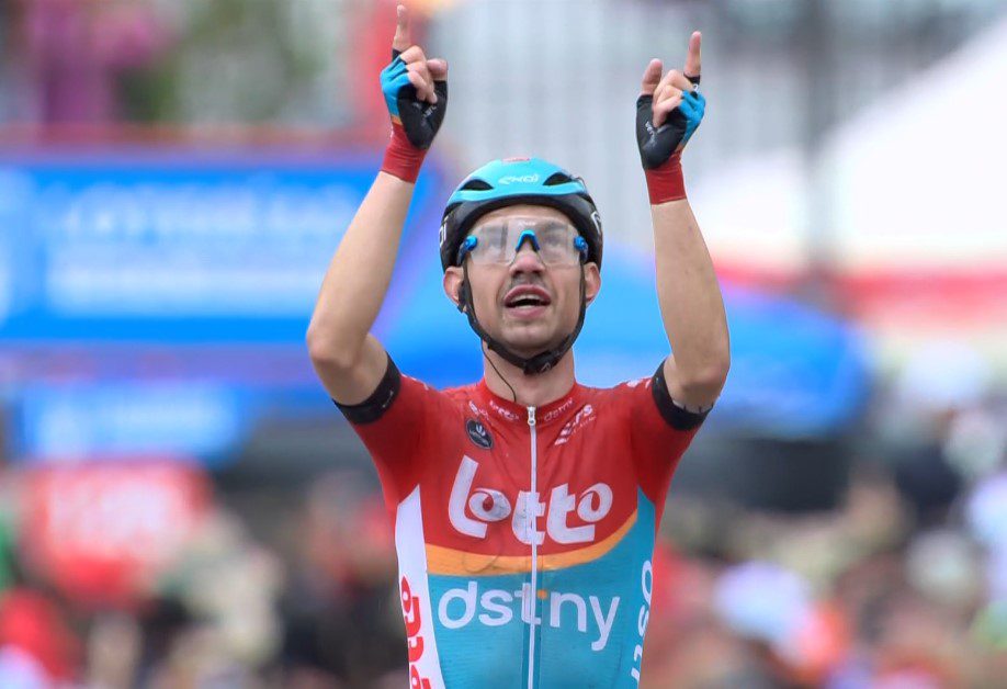 Andreas Kron dedicates solo Vuelta victory to teammate Tijl De Decker