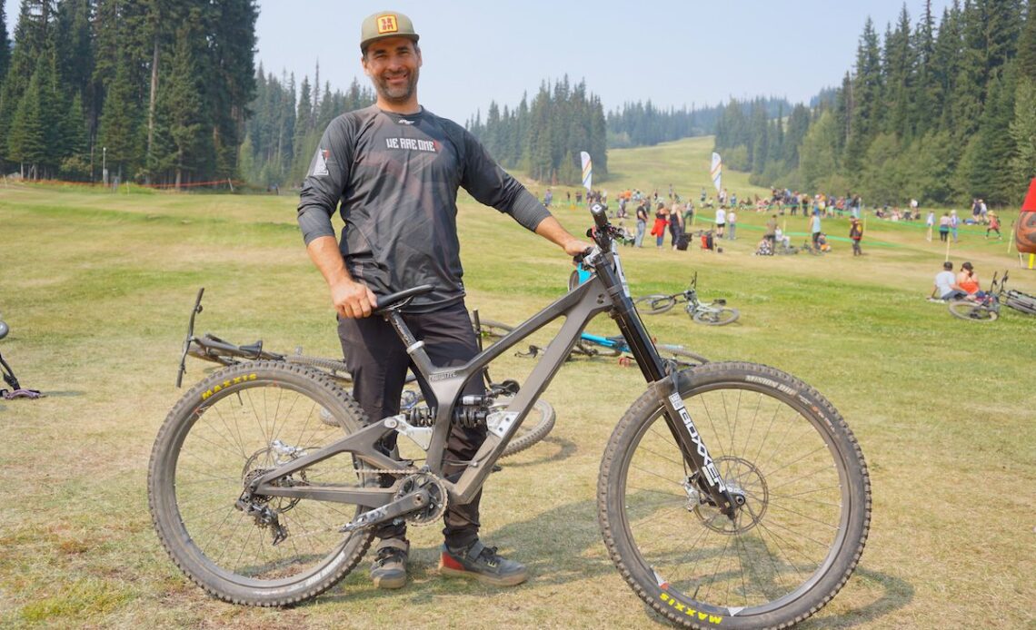 Bike Check: Dustin Adams' prototype We Are One DH rig from Canada Cup finals