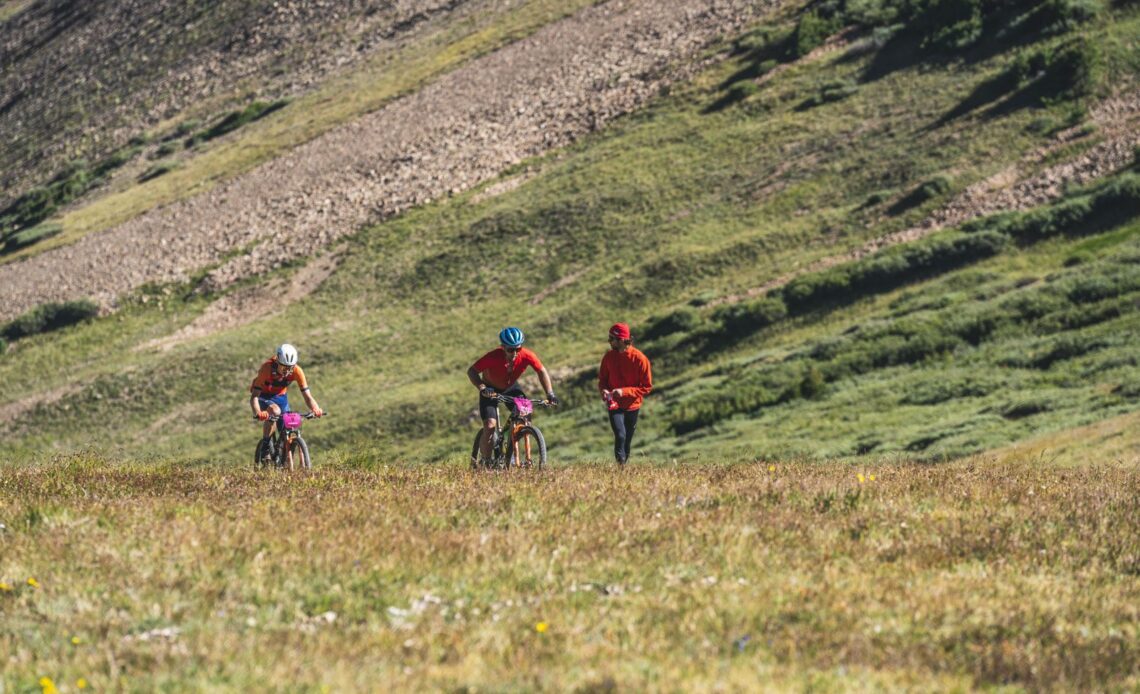Cory Wallace is on the move - and on the podium - at the 2023 Breck Epic