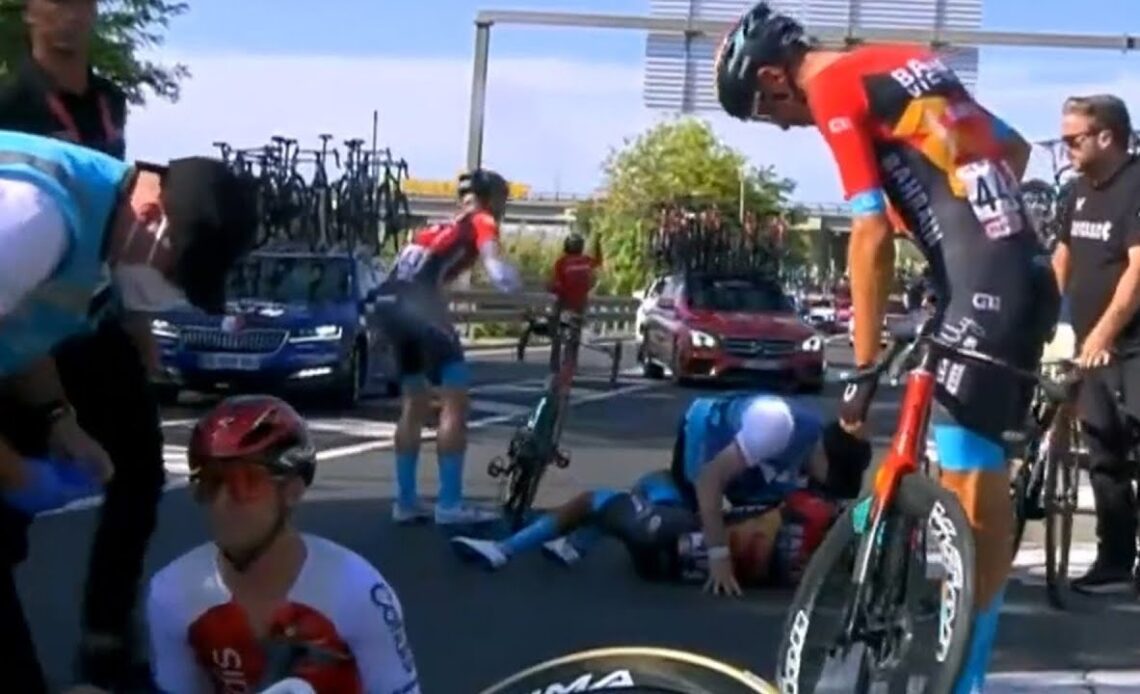 Crashes Spoil Stage 4 Sprint In Vuelta a España 2023