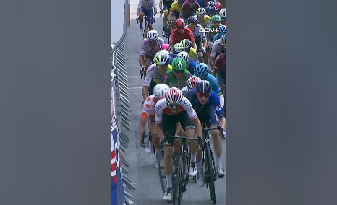 Drama today at the Tour du Limousin, as Luca Mozzato won in a hectic bunch sprint!