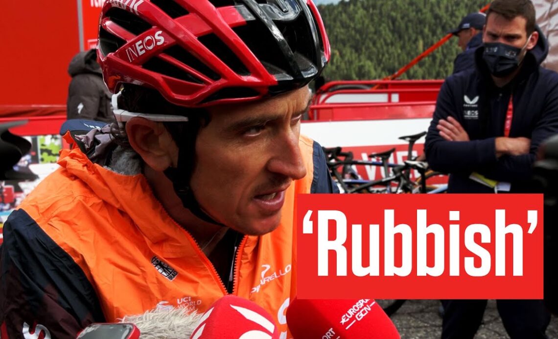Geraint Thomas 'Rubbish' Vuelta a España 2023 Stage 3