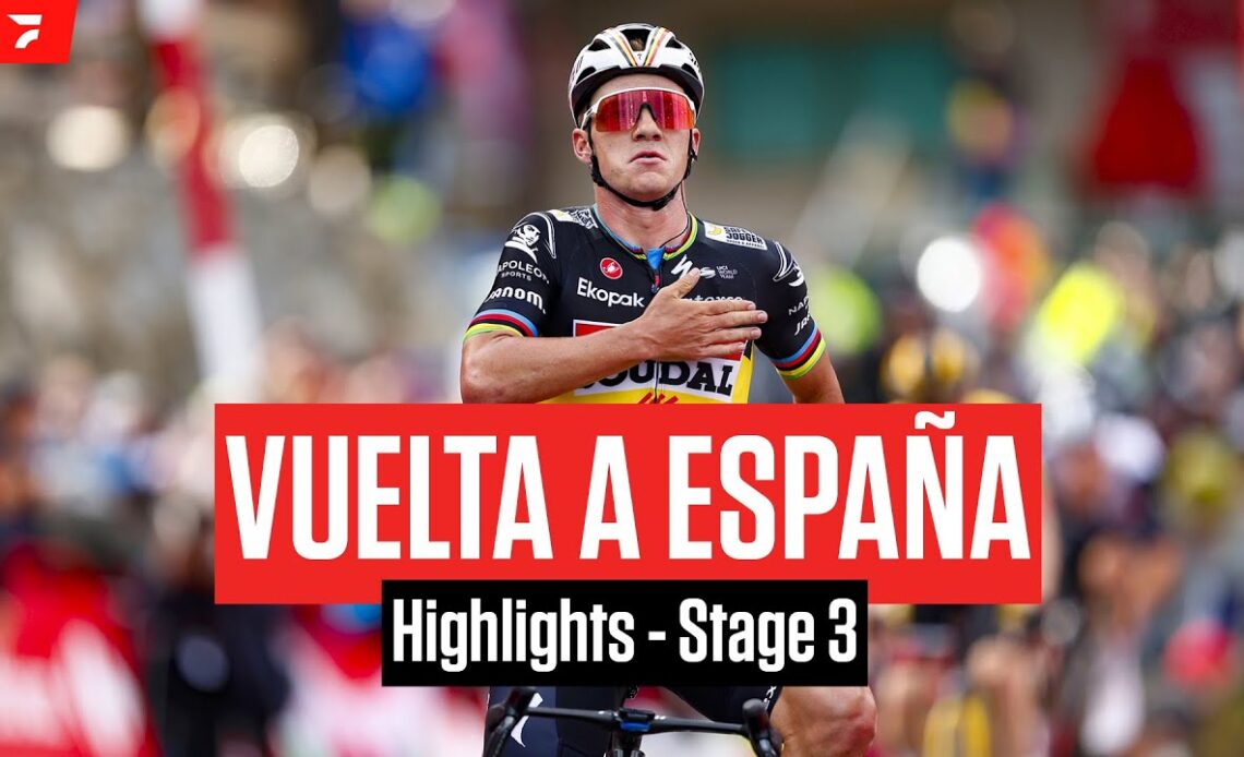 Highlights: 2023 Vuelta a España Stage 3 - Remco Evenepoel Reigns
