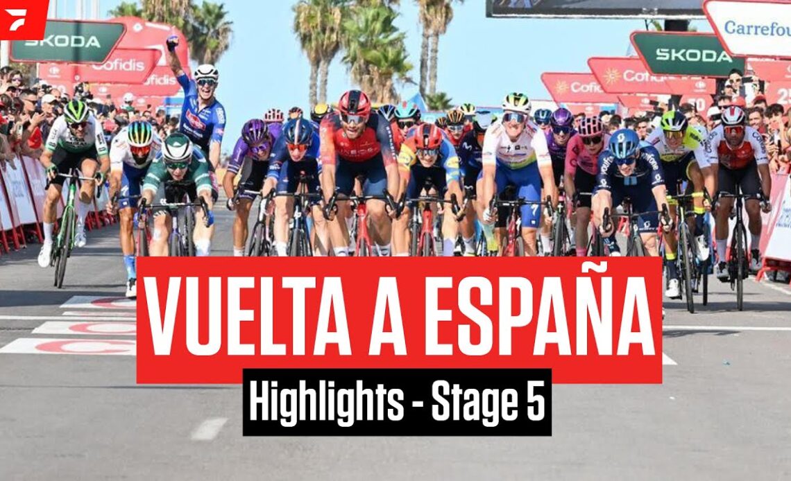 Highlights: 2023 Vuelta a España Stage 5 - Remco Evenepoel Gains More Time