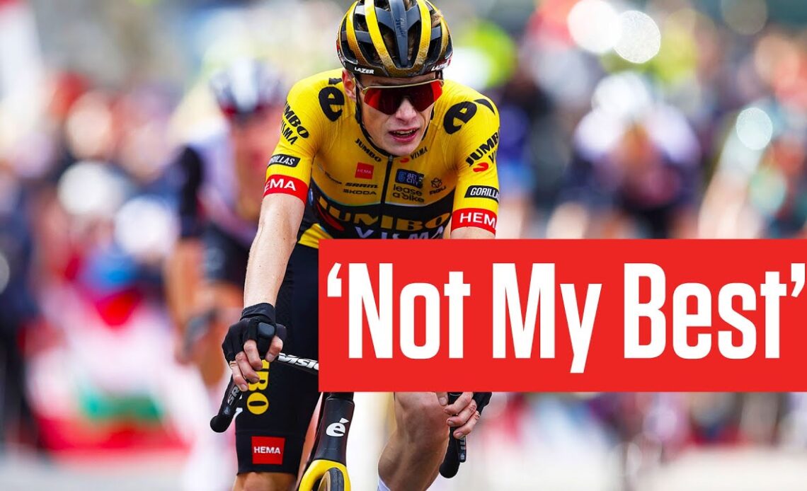 Jonas Vingegaard Admits Not His Best Day At Vuelta a España 2023