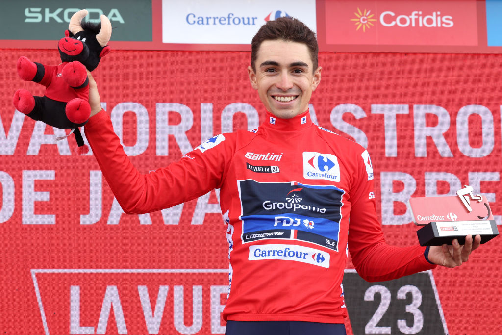 Lenny Martinez, 20, becomes youngest ever Vuelta a España leader at Javalambre