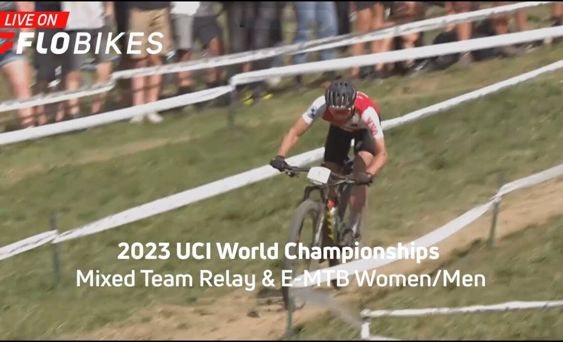 Live: Watch 2023 UCI Mountain Bike World Championships Mixed Team Relay & E-MTB On FloBikes