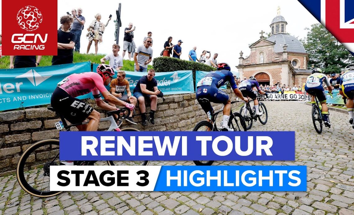 Muur van Geraardsbergen Provides Late Drama! | Renewi Tour 2023 Highlights - Stage 3
