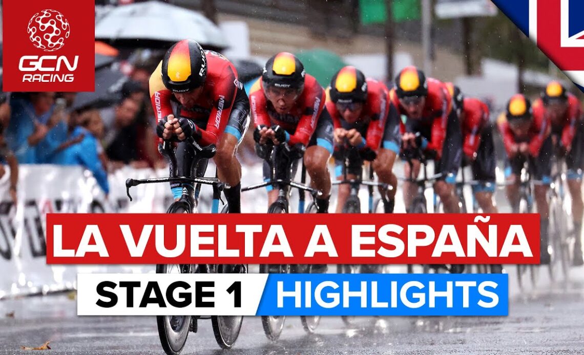 Rain Causes Chaos In Opening TTT | Vuelta A España 2023 Highlights - Stage 1
