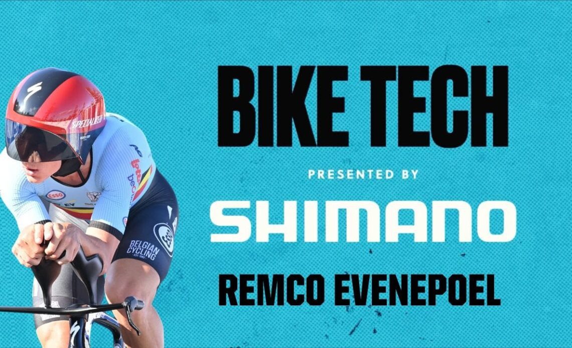 Remco Evenepoel Bike Tech with Shimano | 2023 UCI Cycling World Championships