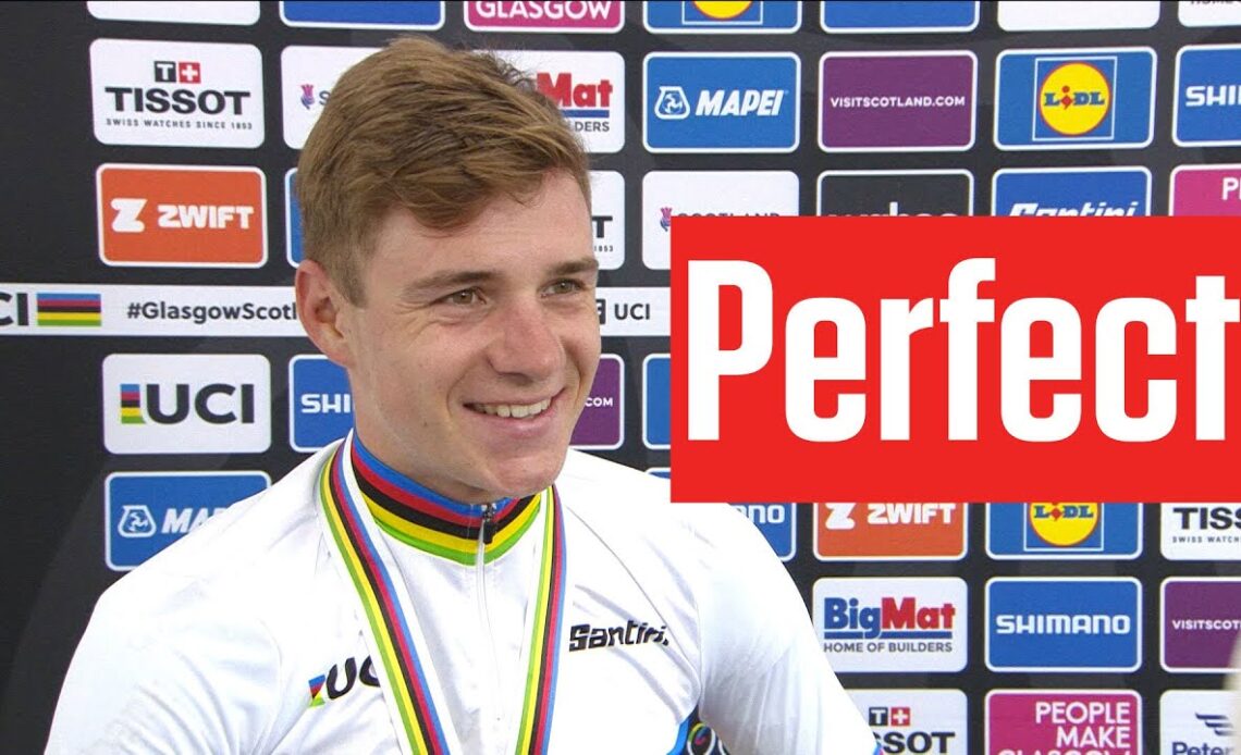 Remco Evenepoel Had 'Perfect Day' For World Championships Time Trial Win