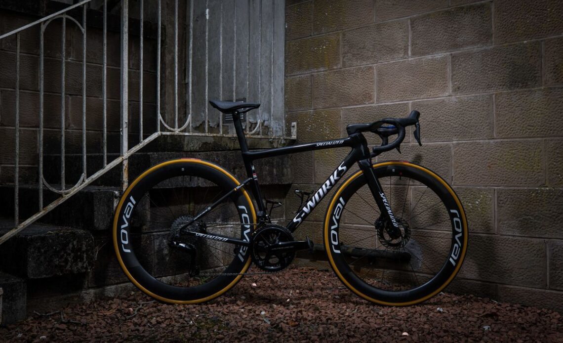 Remco Evenepoel aboard all-new S-Works Tarmac SL8 at World Championships