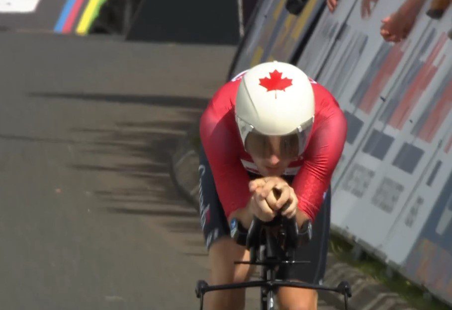 Remco Evenepoel is the first elite men's time trial world champion from Belgium