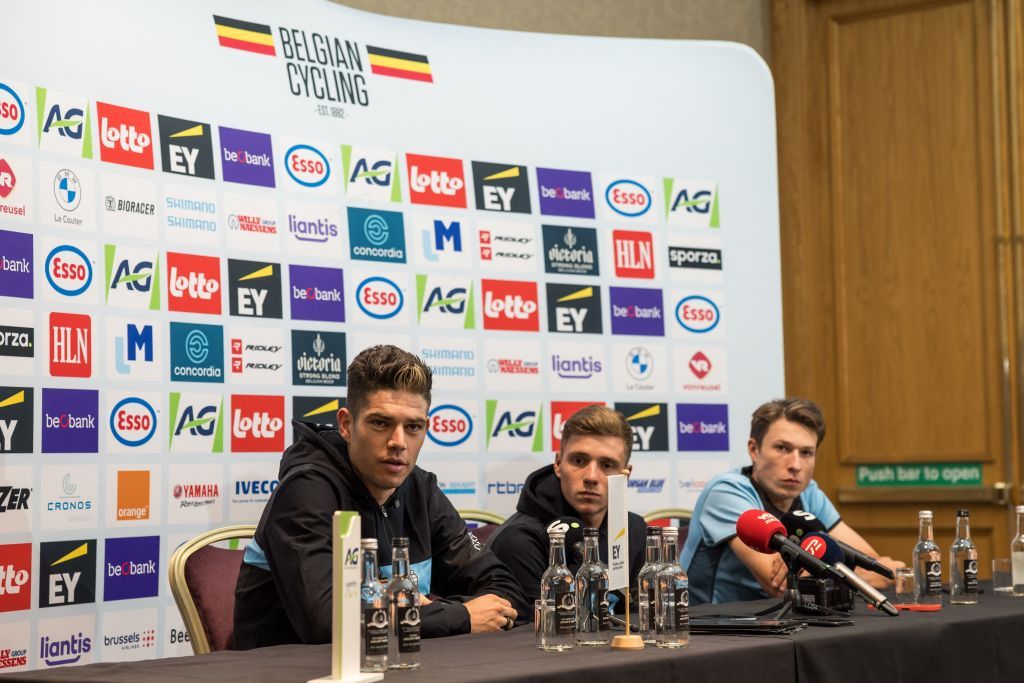 Wout van Aert Remco Evenepoel Jasper Philipsen glasgow 2023