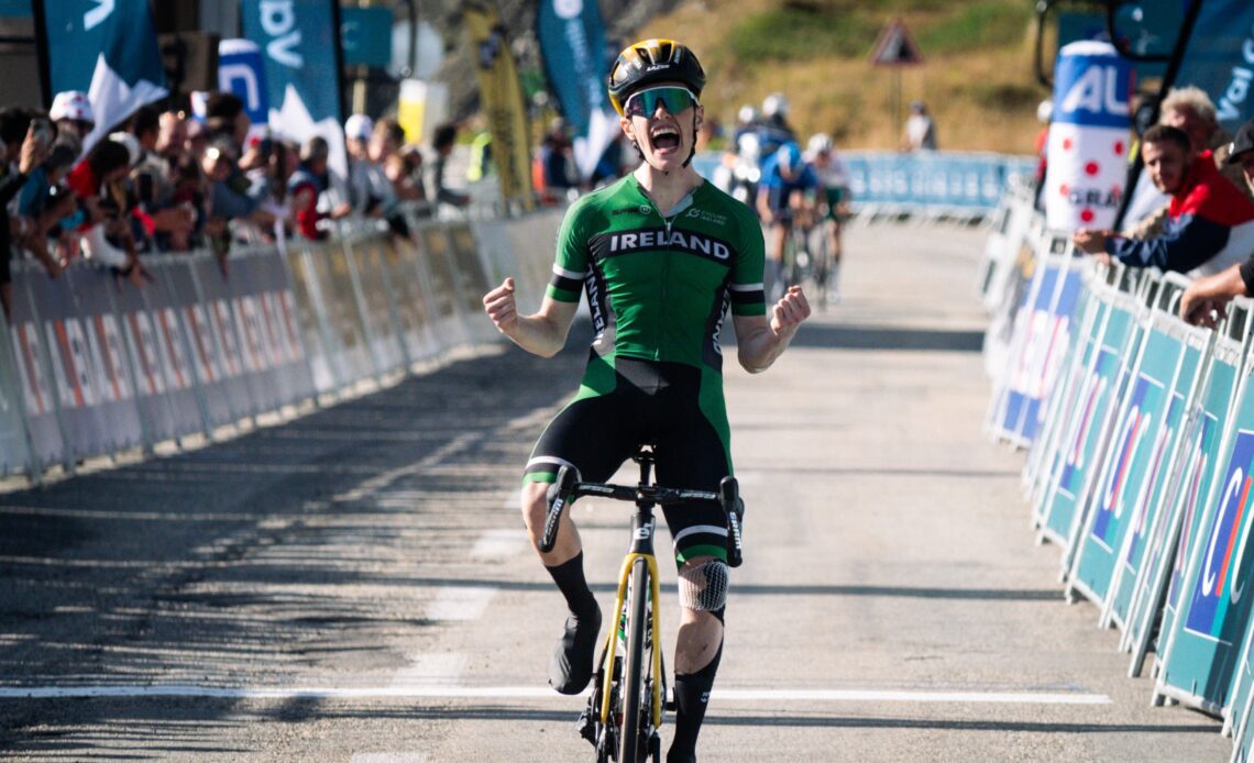 Tour de l'Avenir: Archie Ryan takes solo win on stage 7b
