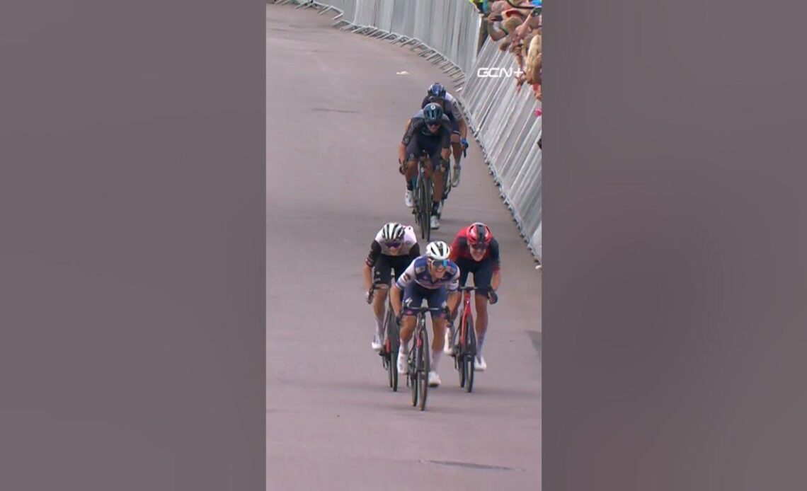 Two for two at the Deutschland Tour, as Soudal - Quick Step’s Ilan Van Wilder wins Stage 1!