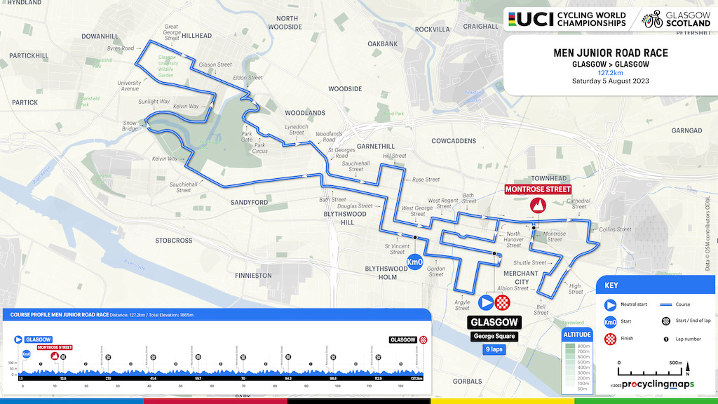 UCI World Championships: Junior Men's Road Race Live