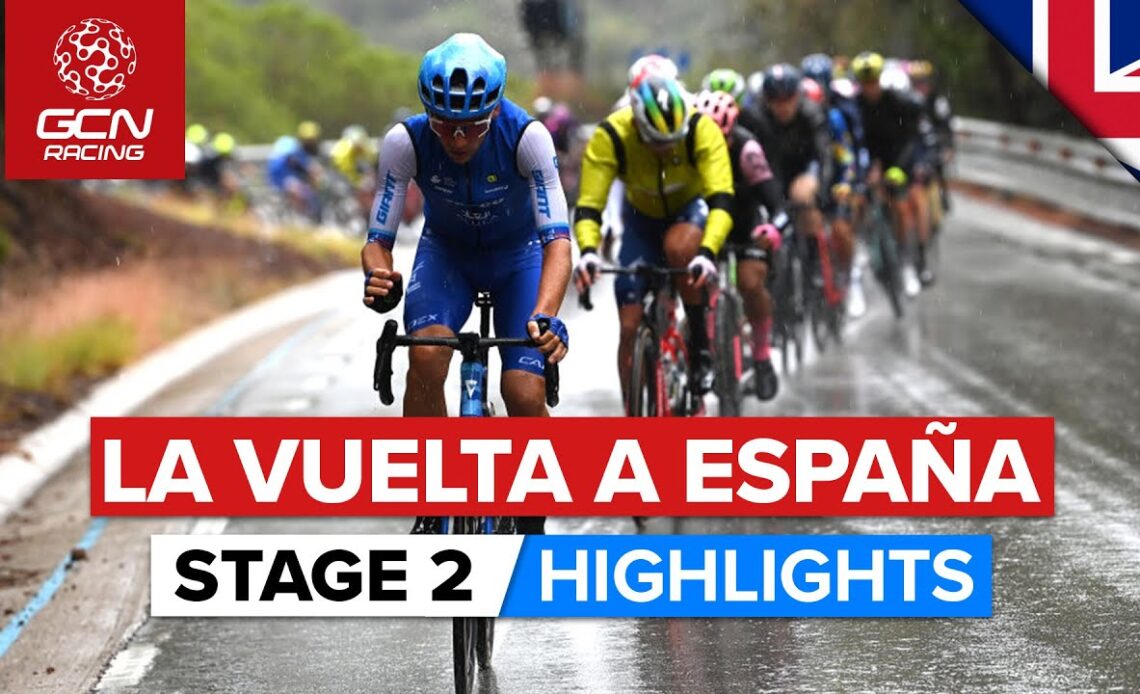 Weather Wreaks Havoc In Barcelona | Vuelta A España 2023 Highlights - Stage 2